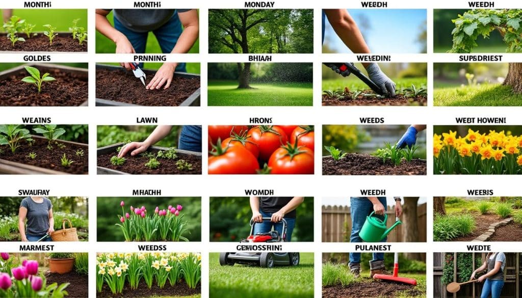 découvrez notre calendrier des travaux de jardin mois par mois pour planifier efficacement vos plantations, entretiens et récoltes tout au long de l'année.