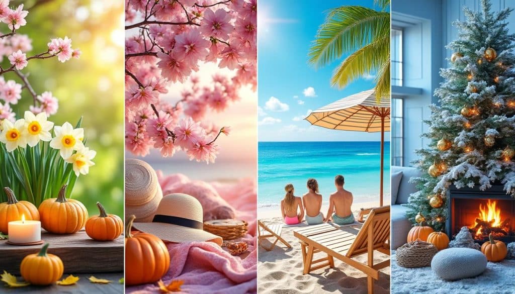 découvrez nos idées inspirantes de décoration pour chaque saison : printemps, été, automne et hiver. rafraîchissez votre intérieur toute l’année avec des astuces simples et tendance !