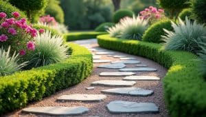 Design de cheminements : allées et bordures de jardin