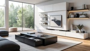 Rangements invisibles : optimiser la Décoration intérieur des petits espaces