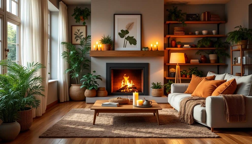 découvrez nos conseils pour créer une ambiance chaleureuse et accueillante dans votre salon grâce à une décoration intérieure soignée et conviviale.