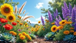 Quelles plantes sont adaptées à un jardin ensoleillé?