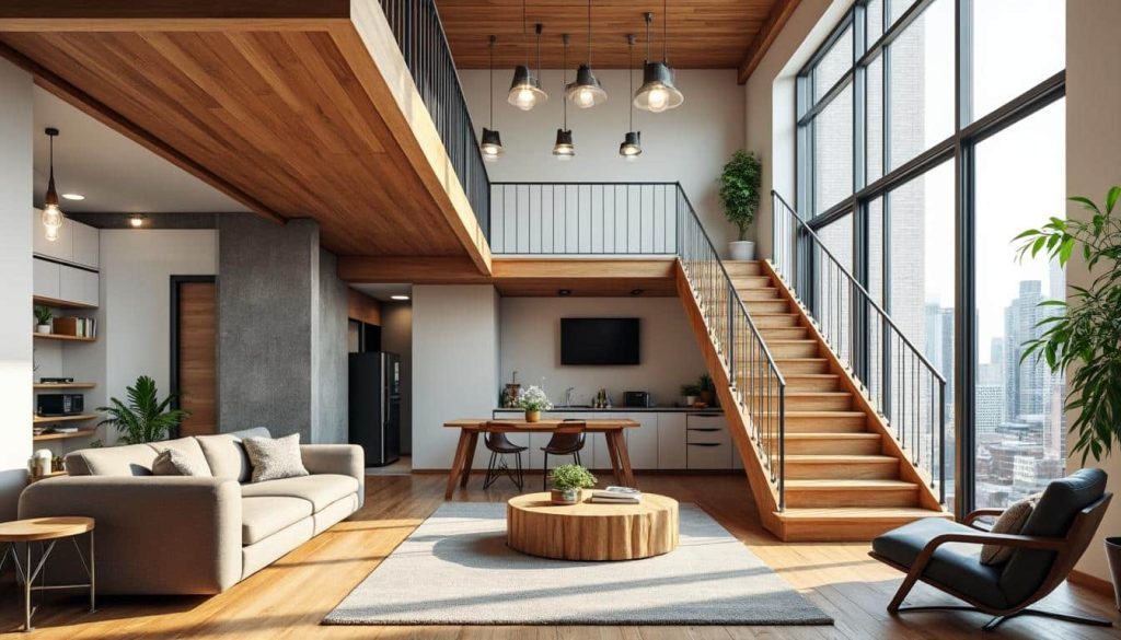 découvrez comment l'aménagement intérieur optimise l'espace des studios d'étudiants en installant des mezzanines fonctionnelles et esthétiques pour un cadre de vie amélioré.
