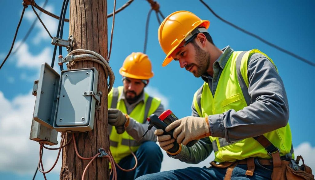 découvrez comment les travaux d'électricité permettent de remettre le réseau aux normes de sécurité pour garantir une installation fiable et conforme.