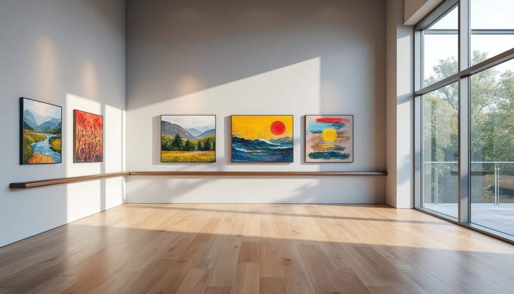 découvrez comment la décoration d'intérieur artistique met en valeur vos tableaux grâce à des rails d'exposition élégants et pratiques, alliant esthétique et fonctionnalité pour sublimer vos espaces.