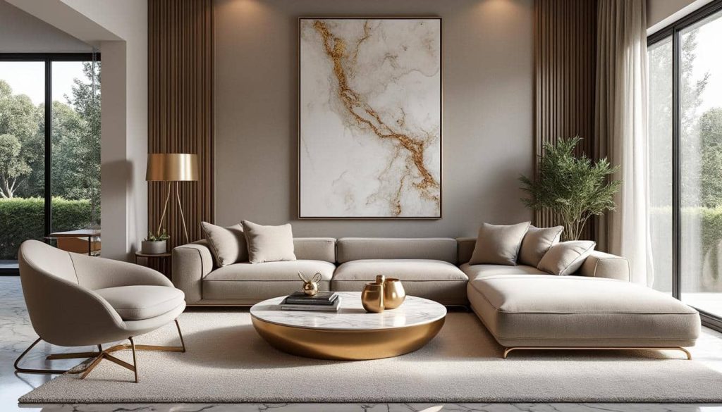 découvrez comment la décoration d'intérieur chic met en valeur les matériaux nobles tels que le marbre pour une ambiance élégante et sophistiquée.
