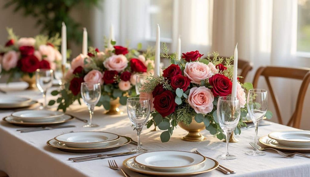 découvrez comment la décoration d'intérieur florale transforme vos tables de réception en espaces vivants et élégants, apportant fraîcheur et charme à chaque événement.