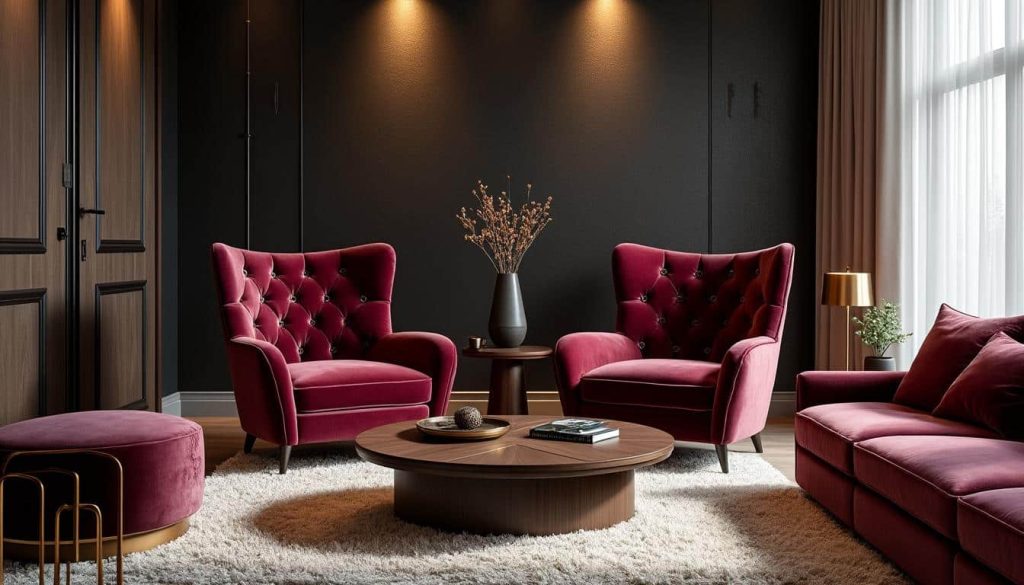 découvrez comment la décoration d'intérieur veloutée sublime vos fauteuils en leur apportant élégance et noblesse pour un séjour raffiné.