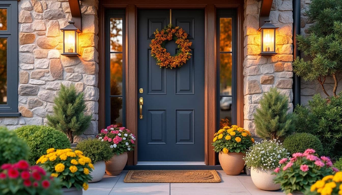 découvrez comment une décoration extérieure accueillante peut sublimer l'aspect de votre porte d'entrée, offrant charme et convivialité à votre maison.
