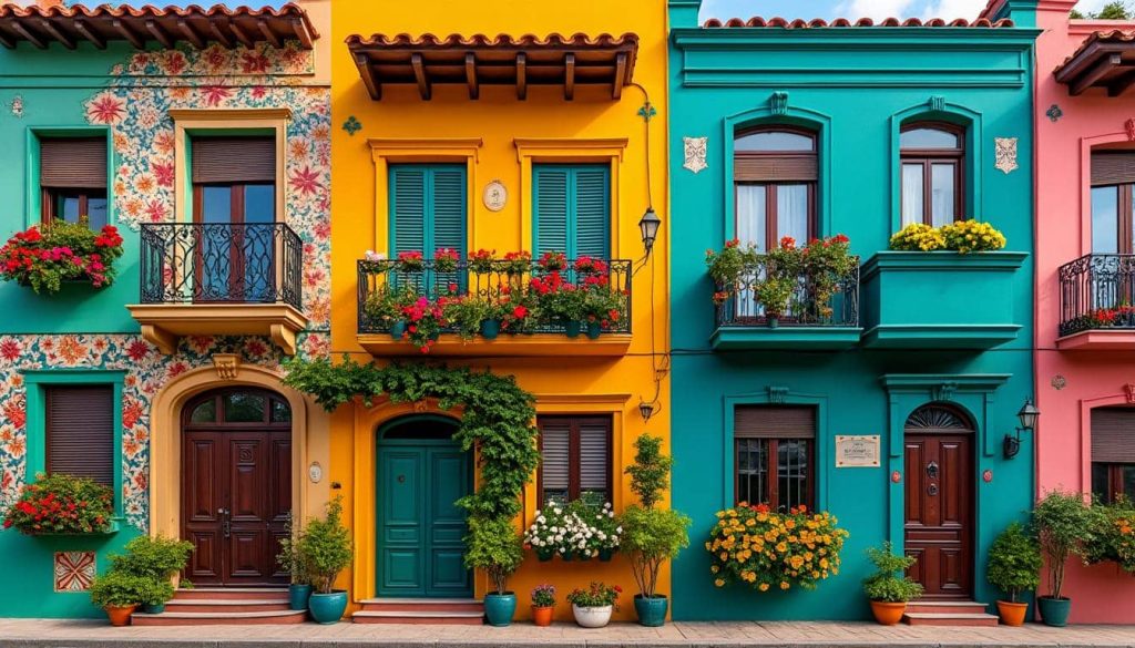 découvrez comment une décoration extérieure colorée peut transformer et dynamiser les façades des maisons urbaines, apportant fraîcheur et personnalité à votre habitat.