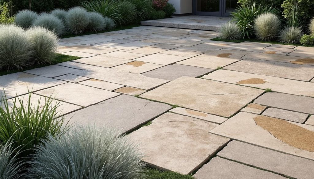 découvrez comment la décoration extérieure minérale valorise l'élégance des dalles en pierre naturelle pour un espace extérieur durable et esthétique.
