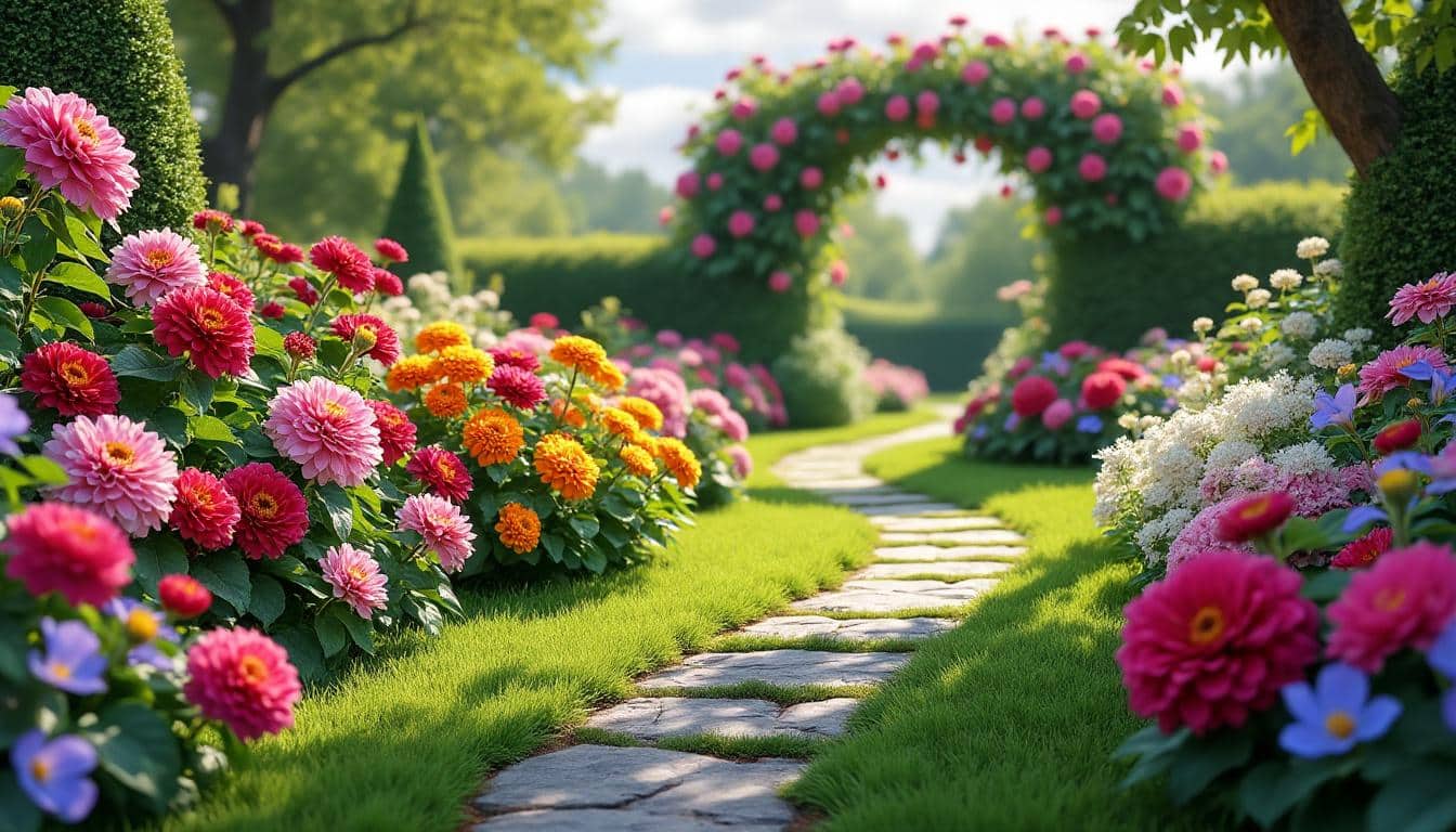 découvrez comment le jardin d'agrément met en valeur l'esthétique des massifs fleuris pour créer un espace harmonieux et coloré.