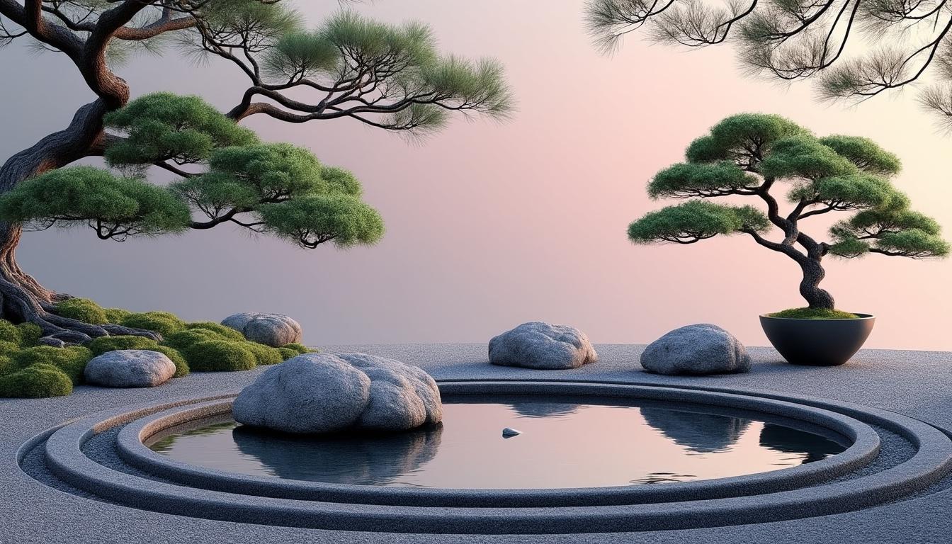 découvrez comment le jardin japonais incarne les principes du vide et du zen pour créer un espace de sérénité et d'harmonie.