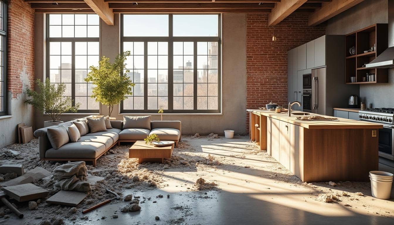 découvrez comment les travaux de démolition peuvent transformer votre intérieur en ouvrant la cuisine sur le salon pour un espace de vie plus moderne et convivial.