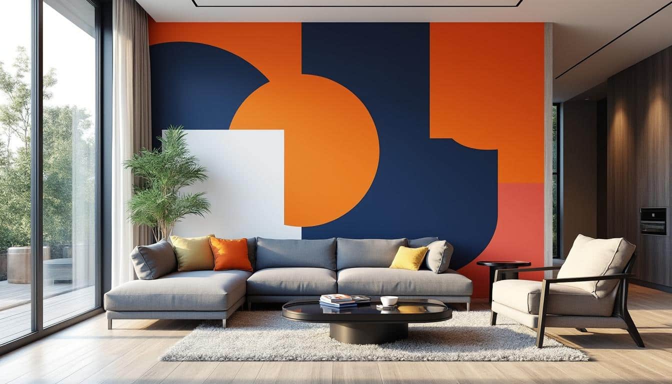découvrez comment la décoration d'intérieur graphique utilise la peinture pour structurer et dynamiser vos murs, apportant style et modernité à votre espace.