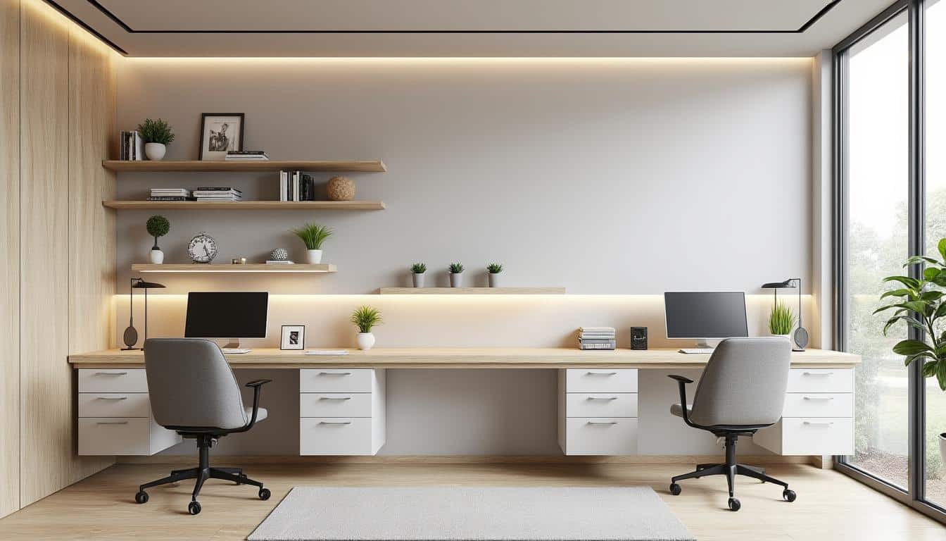 découvrez comment optimiser les petits espaces avec des bureaux muraux, une solution d'aménagement intérieur pratique et design pour gagner en fonctionnalité et en confort.