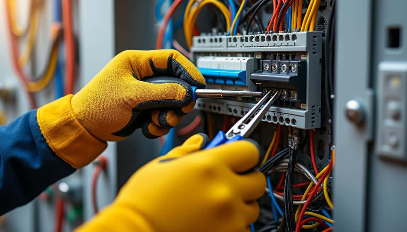 les travaux de mise aux normes garantissent la sécurité et la conformité de votre tableau électrique, protégeant ainsi votre installation contre les risques d'incendie et d'accidents électriques.