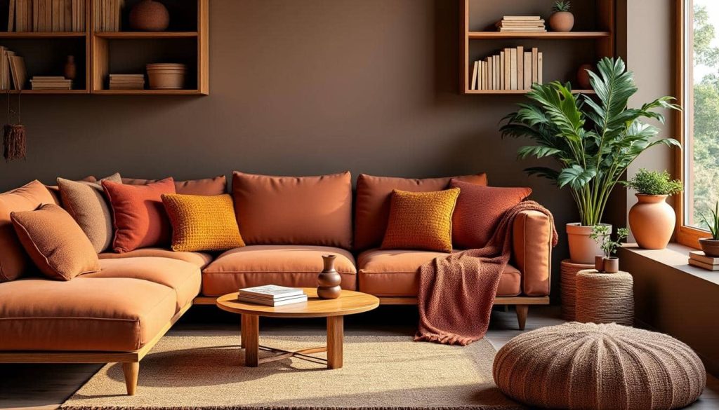 découvrez comment la décoration d'intérieur chaleureuse intègre des tons de terre cuite pour créer une ambiance accueillante et naturelle dans votre maison.