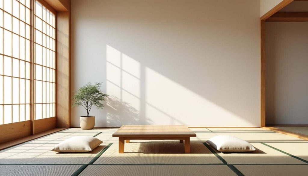 découvrez la décoration d'intérieur minimaliste japonaise qui intègre les tatamis au sol pour un espace épuré, naturel et harmonieux.
