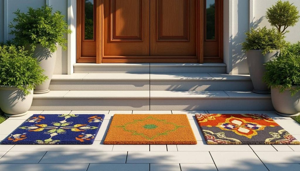 découvrez comment une décoration extérieure accueillante transforme votre entrée grâce à des paillassons design, alliant style et convivialité pour un accueil chaleureux.