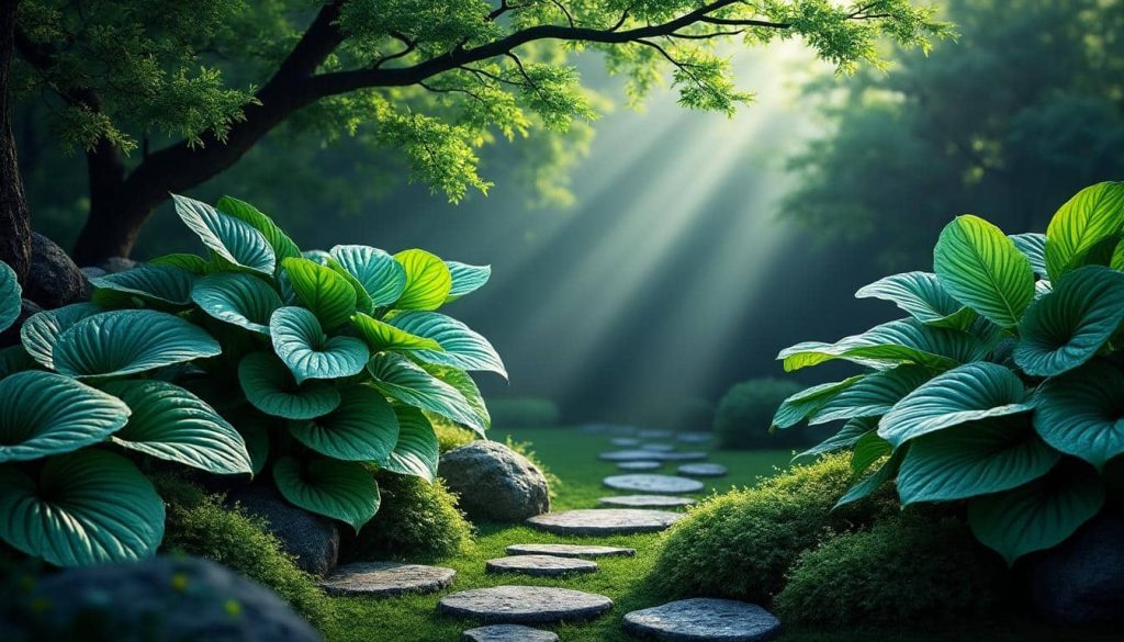 découvrez comment le jardin d'ombre utilise les hostas pour apporter couleur et vie aux coins sombres de votre jardin, grâce à ces plantes résistantes et élégantes.