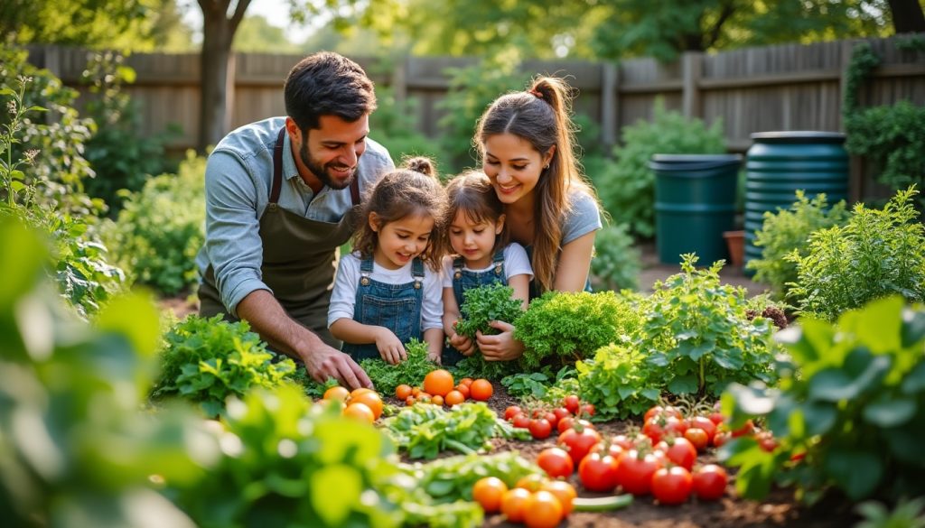 découvrez comment un jardin nourricier bio peut diminuer les dépenses alimentaires des familles tout en offrant des produits sains et naturels.