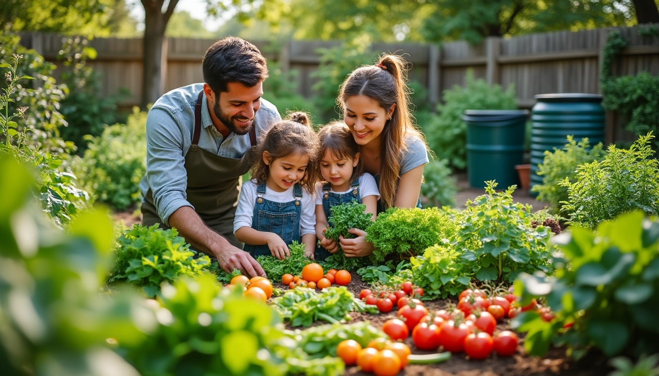 découvrez comment un jardin nourricier bio peut diminuer les dépenses alimentaires des familles tout en offrant des produits sains et naturels.