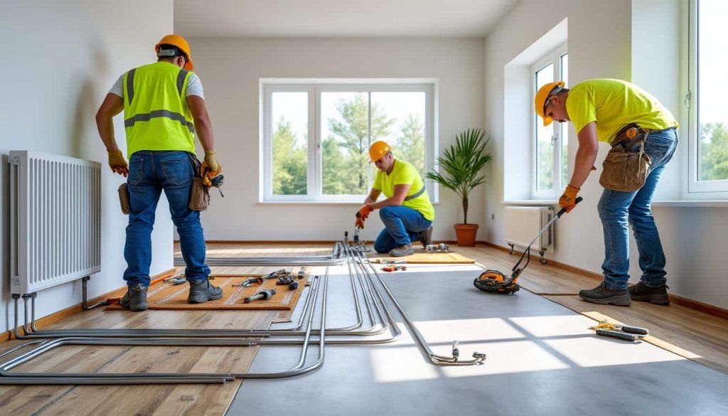 découvrez comment remplacer vos radiateurs par un plancher chauffant pour un confort optimal et une meilleure répartition de la chaleur dans votre logement.