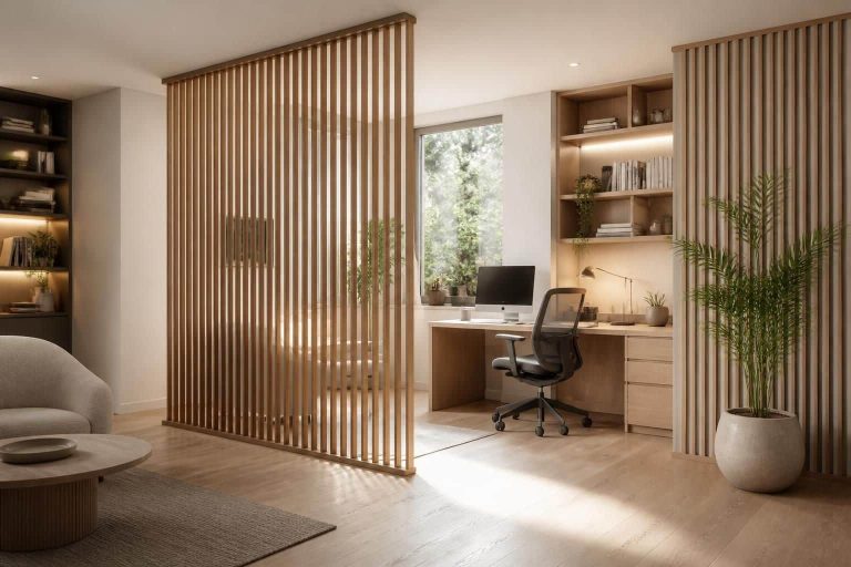 découvrez comment intégrer un claustra en bois pour structurer efficacement votre espace de télétravail, alliant esthétisme et fonctionnalité dans la décoration intérieure.