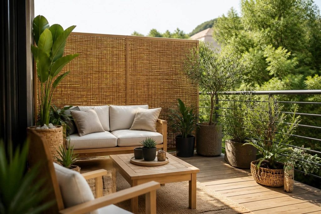 découvrez comment optimiser la préservation de l'intimité de votre balcon grâce au brise-vue en bambou, une solution esthétique et naturelle idéale pour la décoration extérieure.