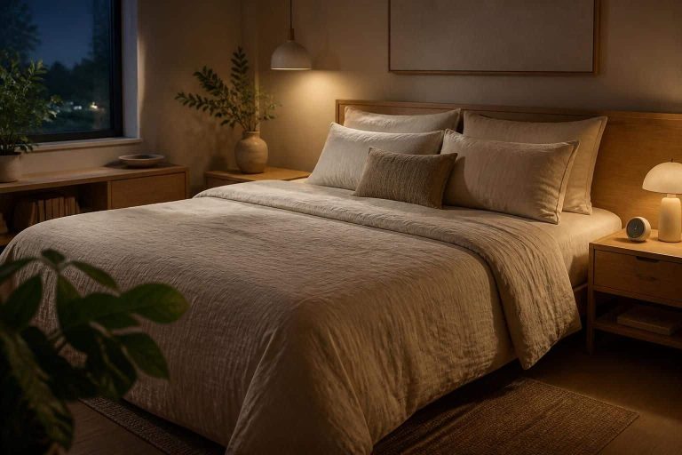 découvrez comment le linge de lit en lin influence la régulation de la température nocturne et améliore le confort dans la décoration intérieure.