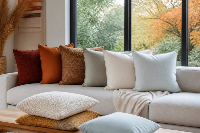 découvrez comment les coussins déhoussables améliorent la flexibilité saisonnière de votre salon, en offrant des options décoratives faciles à changer pour un intérieur toujours harmonieux.