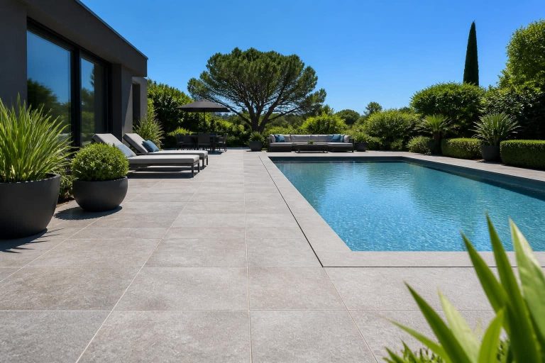 découvrez comment le carrelage antidérapant améliore la sécurité autour de votre piscine tout en apportant une touche esthétique à votre décoration extérieure.
