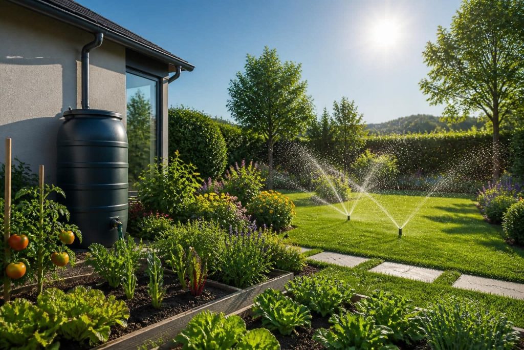 découvrez comment optimiser l'autonomie de votre arrosage estival en utilisant un récupérateur d'eau de pluie, pour un entretien efficace et écologique de votre jardin.