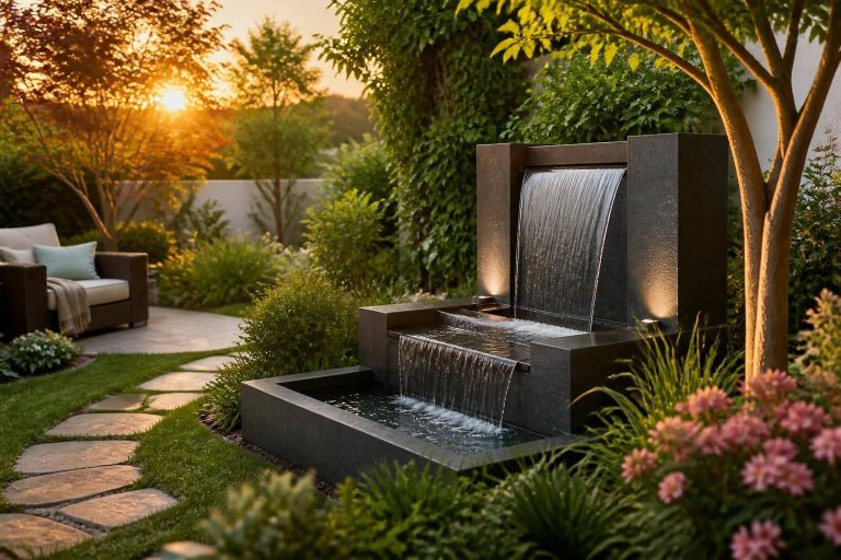 découvrez comment la fontaine de jardin contribue à l'apaisement sonore et optimise la décoration extérieure en créant un espace harmonieux et relaxant.