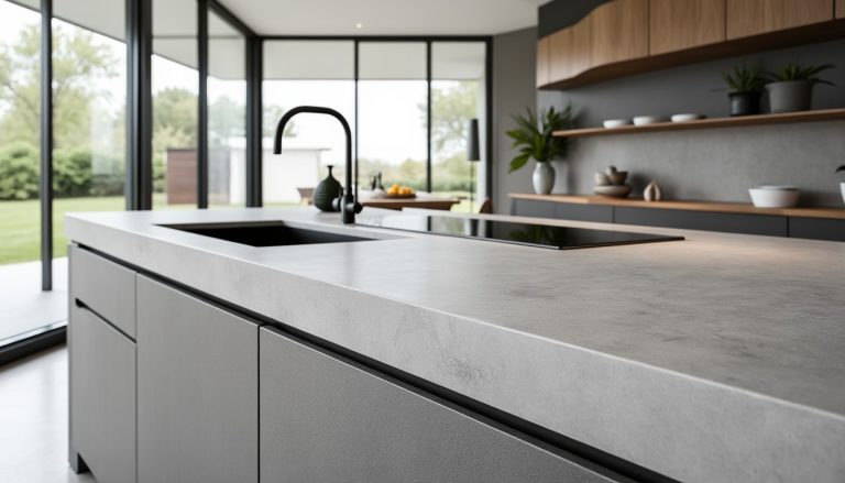 découvrez tout ce qu'il faut savoir sur les plans de travail de cuisine en béton ciré : dimensions idéales, conseils d'installation et idées design pour une cuisine moderne et pratique.