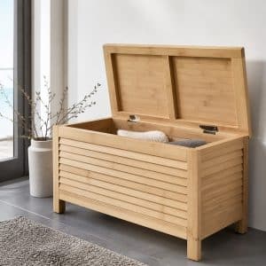Banc coffre pour salle de bain