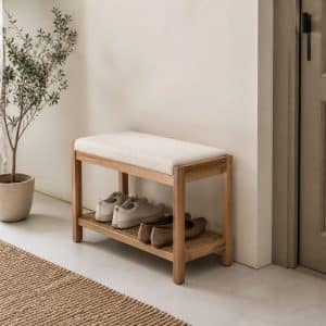 Banc d'entrée 60 cm format réduit