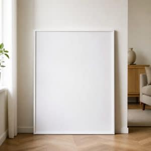 Cadre photo 100 x 70 cm blanc