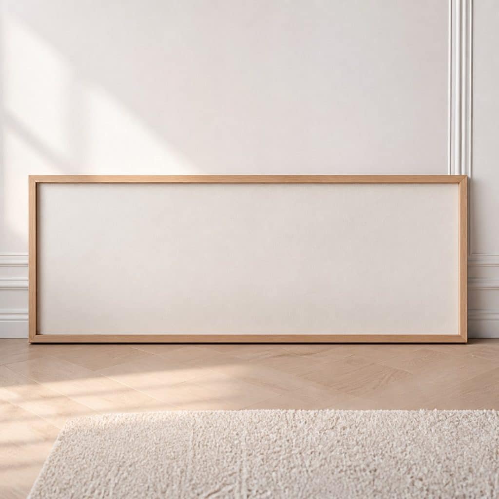Cadre puzzle 98 x 33 cm panoramique présenté seul