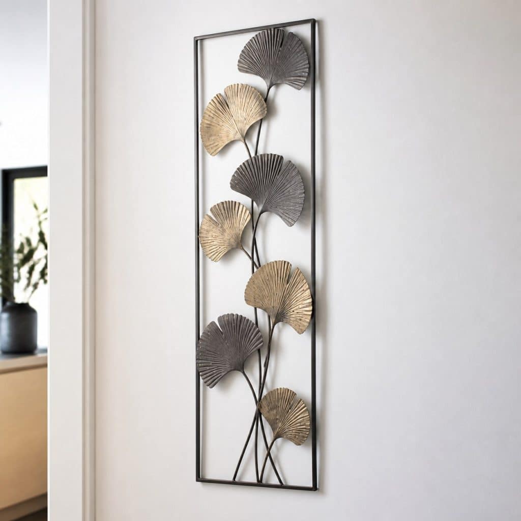 Décoration murale pour couloir présentée seule