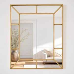 Miroir verri&egrave;re dor&eacute;