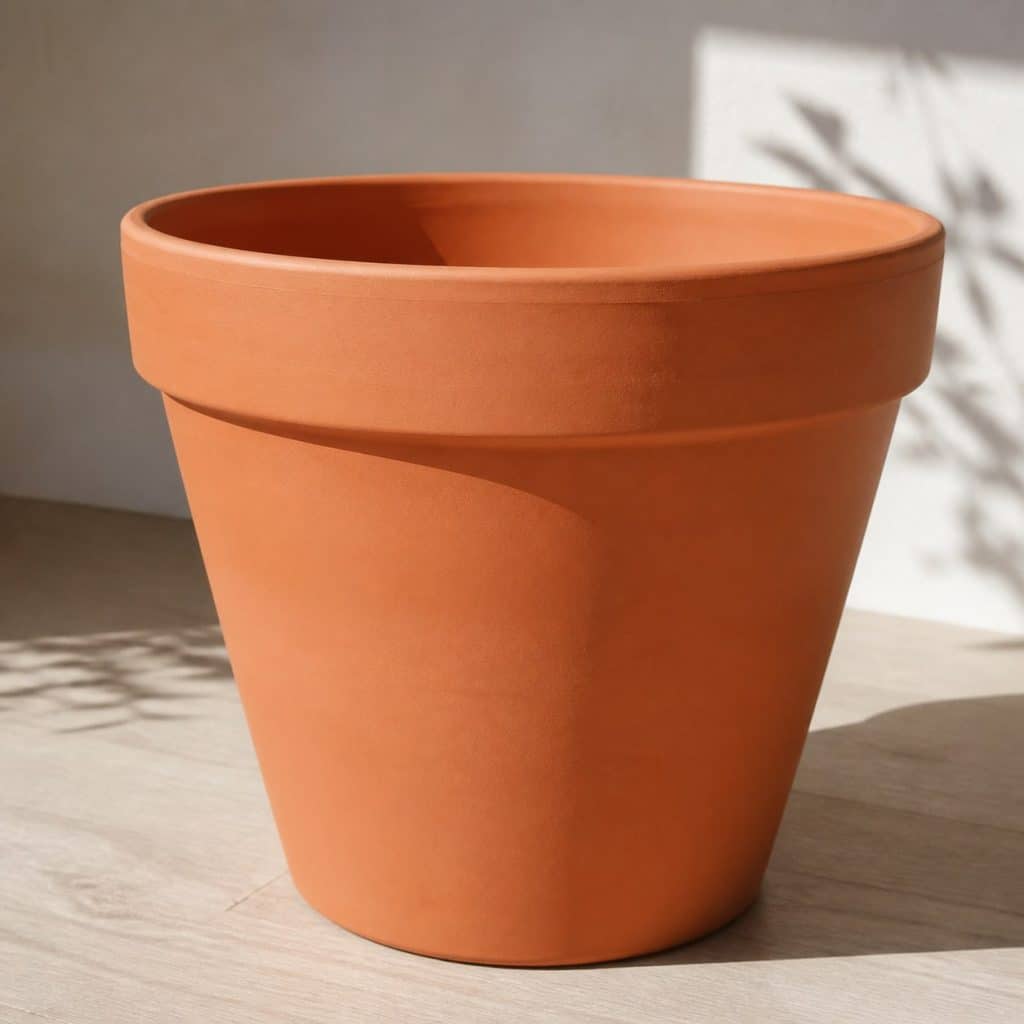 Pot en terre cuite 40 cm présenté seul