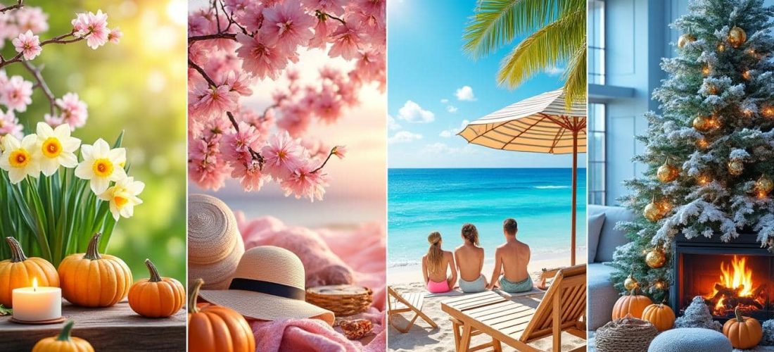 découvrez nos idées inspirantes de décoration pour chaque saison : printemps, été, automne et hiver. rafraîchissez votre intérieur toute l’année avec des astuces simples et tendance !