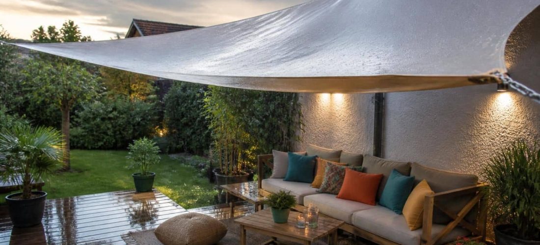 découvrez comment la voile tendue déperlante améliore la protection contre les averses estivales, tout en apportant une touche esthétique à votre décoration extérieure.