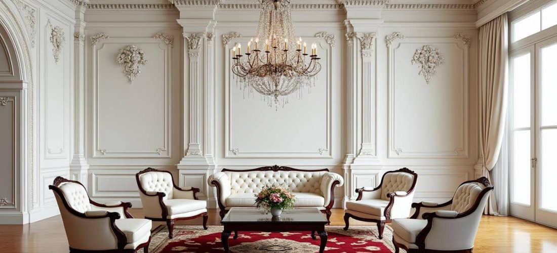 découvrez comment la décoration d'intérieur classique sublime les espaces grâce aux moulures en plâtre blanc, ajoutant élégance et raffinement à votre habitat.