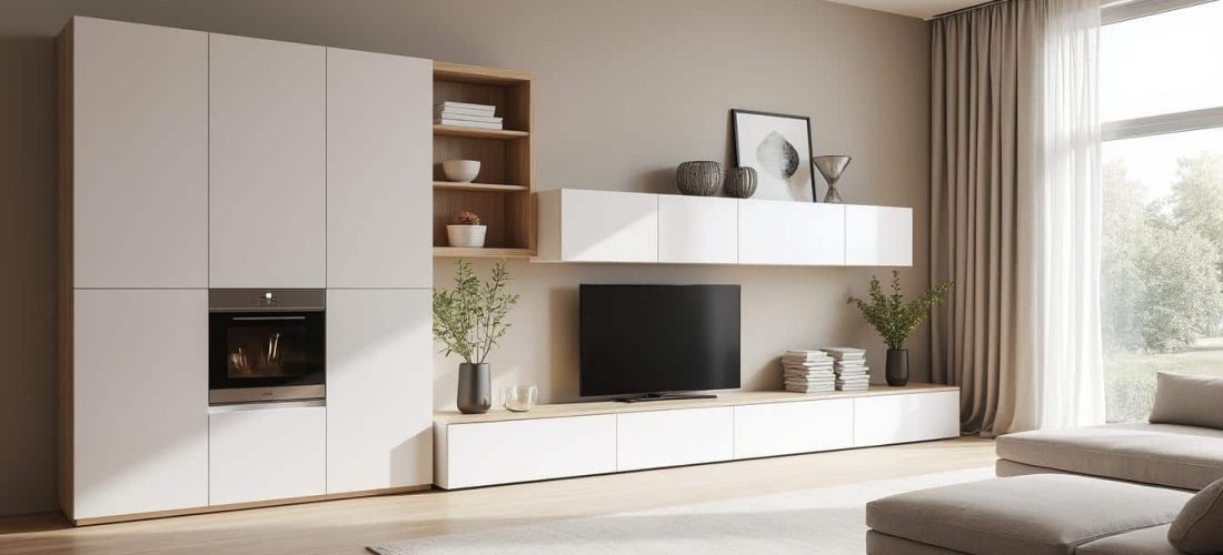 découvrez comment la décoration d'intérieur épurée met en valeur les espaces grâce à l'utilisation de poignées de meubles invisibles pour un design moderne et minimaliste.