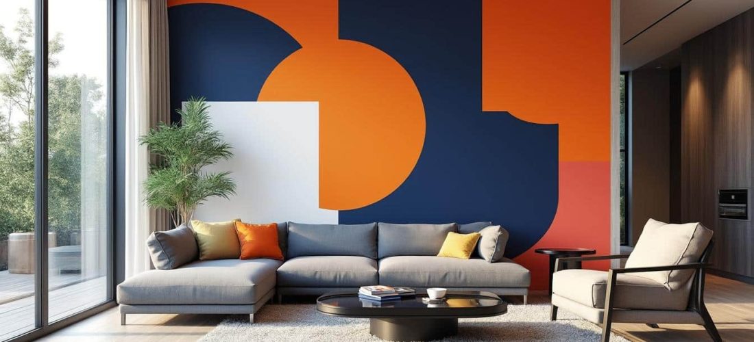 découvrez comment la décoration d'intérieur graphique utilise la peinture pour structurer et dynamiser vos murs, apportant style et modernité à votre espace.