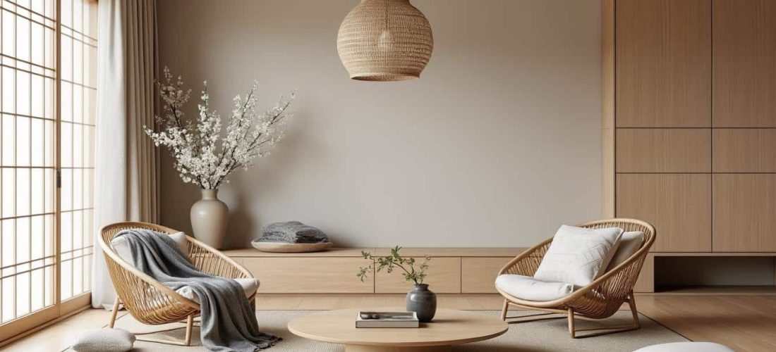 découvrez la décoration d'intérieur japandi, un style qui allie l'élégance minimaliste japonaise à la chaleur et au confort du design nordique pour un intérieur harmonieux et apaisant.