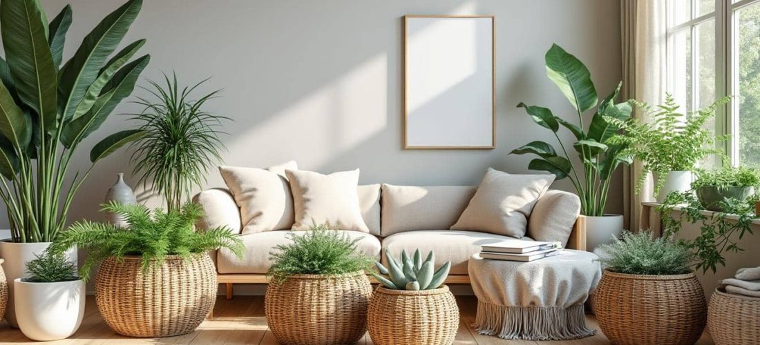 découvrez comment la décoration d'intérieur naturelle utilise des paniers en osier tressé pour apporter charme, authenticité et chaleur à votre espace de vie.
